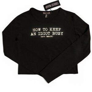 Dolls Kill Gotcha Idiot Graphic Tee